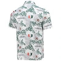 Reyn Spooner Miami Hurricanes Performance Polo