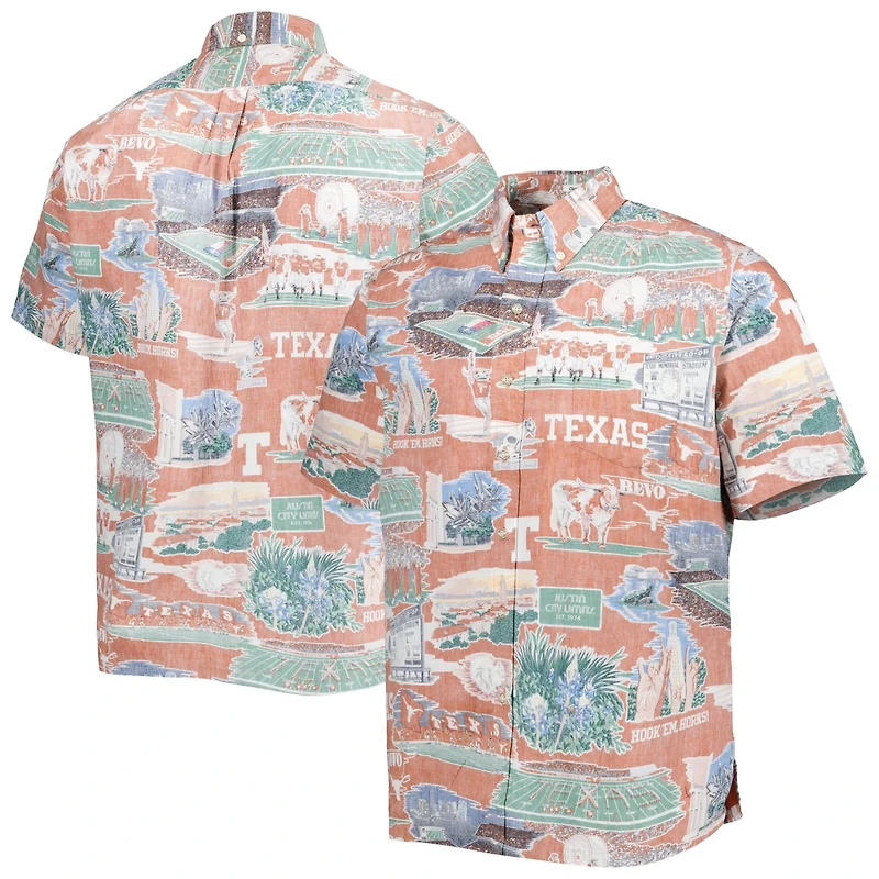 Reyn Spooner Texas Longhorns Scenic Button-Down Shirt