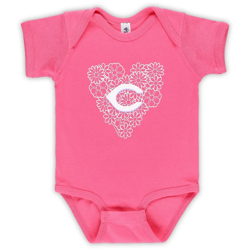 Soft as a Grape Cincinnati Reds 3-Pack Bodysuit Set