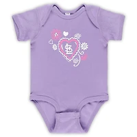 Soft as a Grape St Louis Cardinals 3-Pack Bodysuit Set