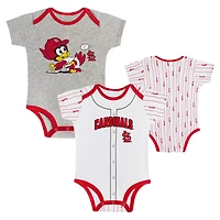 St Louis Cardinals Play Ball 2-Pack Bodysuit Set