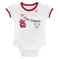 St Louis Cardinals Sweet Bodysuit  Skirt Set