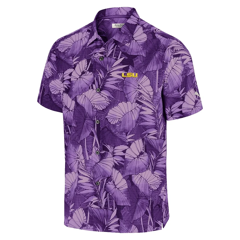 Tommy Bahama LSU Tigers Coast Nuevo Fronds Button-Up Shirt