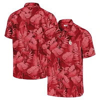 Tommy Bahama Oklahoma Sooners Big  Tall Coast Nuevo Fronds IslandZone Button-Up Shirt