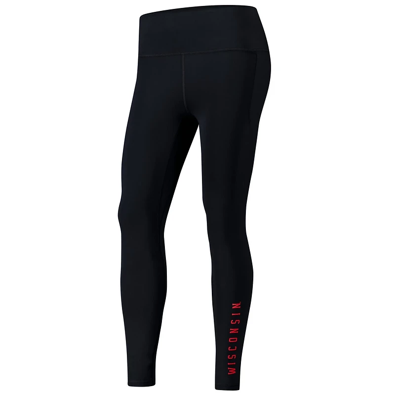 Under Armour Wisconsin Badgers Meridian Luxe Performance Leggings