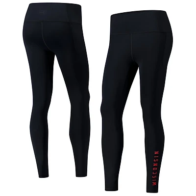 Under Armour Wisconsin Badgers Meridian Luxe Performance Leggings