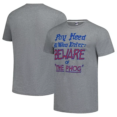 Unisex Charlie Hustle Kansas Jayhawks Pay Heed Tri-Blend T-Shirt