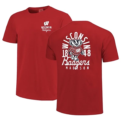 Wisconsin Badgers Comfort Colors Mascot Overlay T-Shirt
