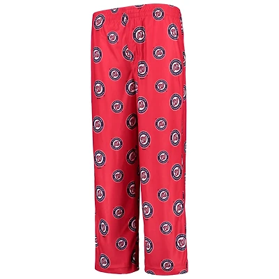 Youth Washington Nationals Team Color Printed Logo Pants