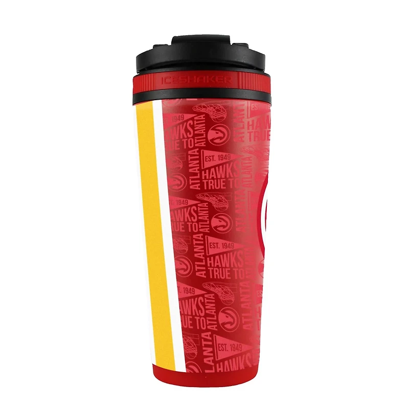 Atlanta Hawks 26oz 4D Stainless Steel Shaker Bottle