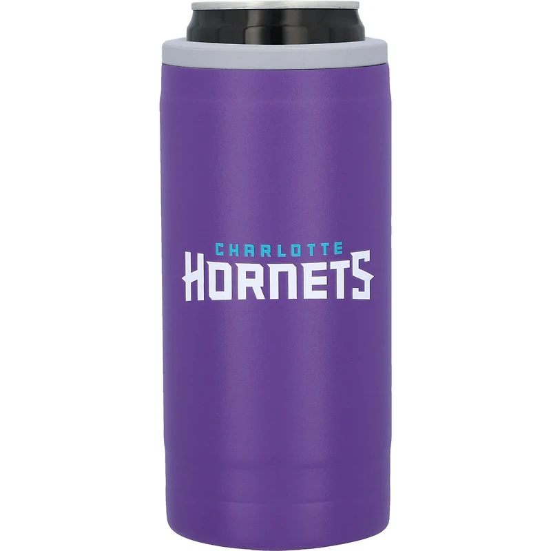 Charlotte Hornets 12oz Flipside Powdercoat Slim Can Cooler