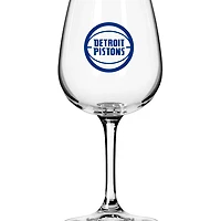 Detroit Pistons Logo 12oz Stemmed Wine Glass
