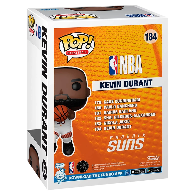 Funko Kevin Durant Phoenix Suns 184 Pop Vinyl Figure