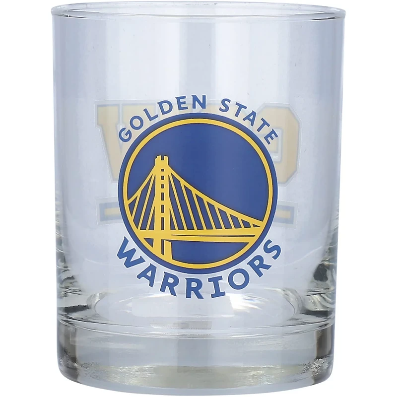 Golden State Warriors Letterman 14oz Rocks Glass