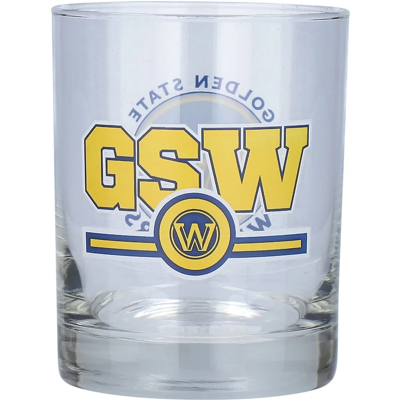 Golden State Warriors Letterman 14oz Rocks Glass