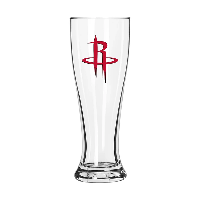 Houston Rockets Letterman Logo 16oz Pilsner Glass