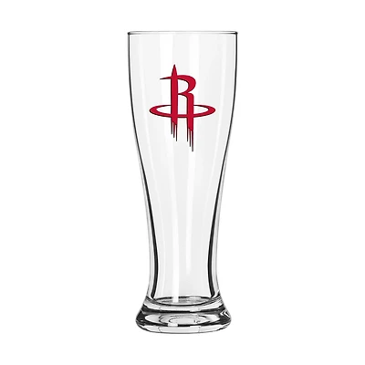 Houston Rockets Letterman Logo 16oz Pilsner Glass