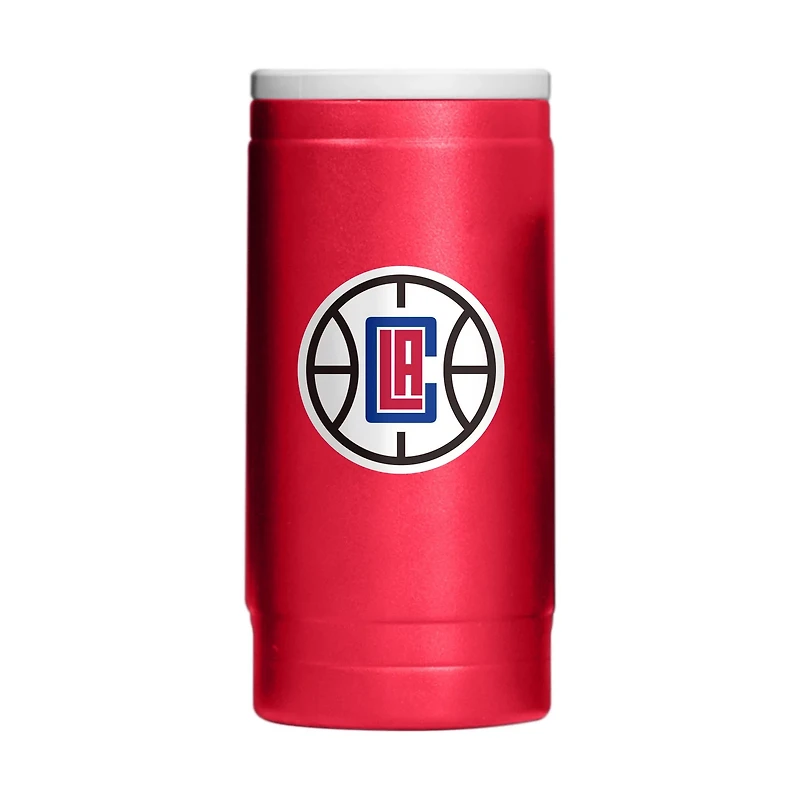 LA Clippers 12oz Flipside Powdercoat Slim Can Cooler