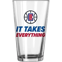 LA Clippers 16oz Team Slogan Pint Glass