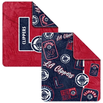 LA Clippers 50" x 60" Dream Weave Throw Blanket