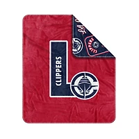 LA Clippers 50" x 60" Dream Weave Throw Blanket