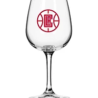 LA Clippers Logo 12oz Stemmed Wine Glass
