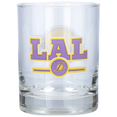 Los Angeles Lakers Letterman 14oz Rocks Glass