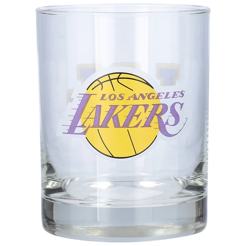 Los Angeles Lakers Letterman 14oz Rocks Glass