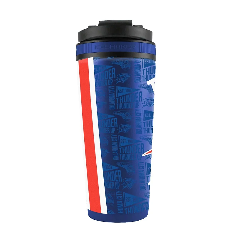 Oklahoma City Thunder 26oz 4D Stainless Steel Shaker Bottle