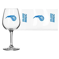 Orlando Magic Logo 12oz Stemmed Wine Glass