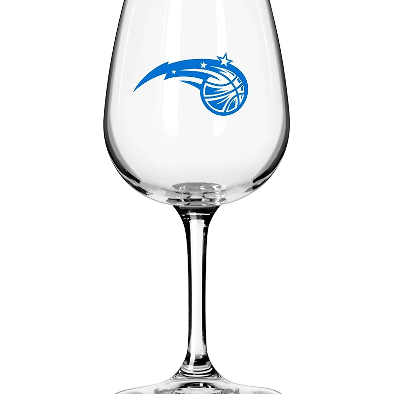 Orlando Magic Logo 12oz Stemmed Wine Glass