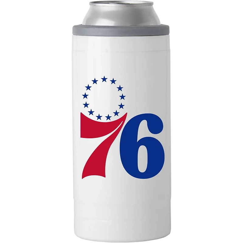 Philadelphia 76ers 12oz Letterman Slim Can Cooler