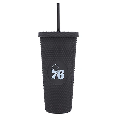 Philadelphia 76ers 24oz Logo Studded Tumbler
