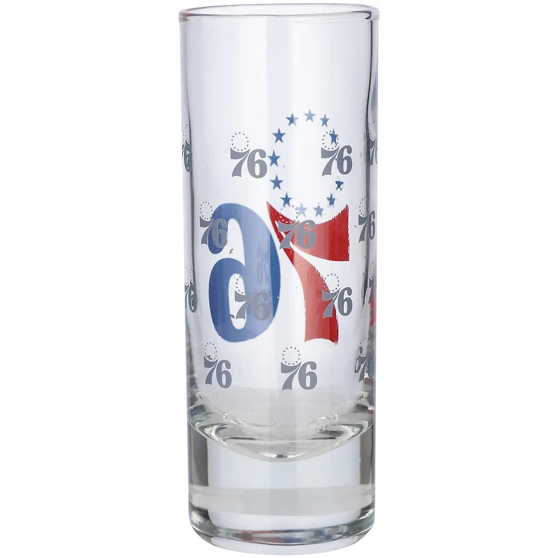 Philadelphia 76ers 25oz Satin-Etched Tall Shot Glass