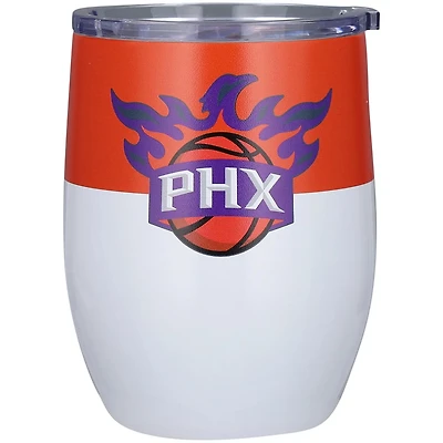 Phoenix Suns 16oz Colorblock Stainless Steel Curved Tumbler