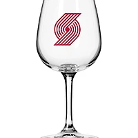 Portland Trail Blazers Logo 12oz Stemmed Wine Glass