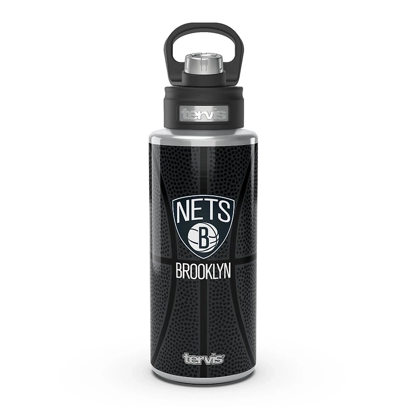 Tervis Brooklyn Nets 32oz Stainless Steel Wide Mouth Water Bottle