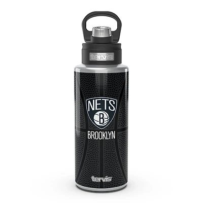 Tervis Brooklyn Nets 32oz Stainless Steel Wide Mouth Water Bottle
