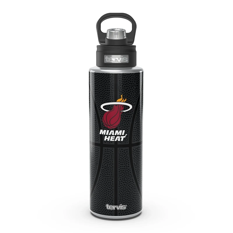 Tervis Miami Heat 40oz Leather Wide Mouth Water Bottle