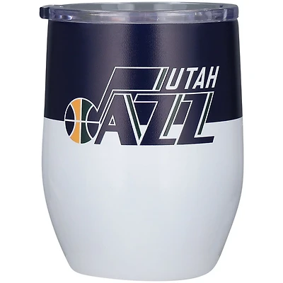 Utah Jazz 16oz Colorblock Stainless Steel Curved Tumbler