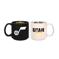 Utah Jazz 2-Pack 15oz Stackable Mug Set
