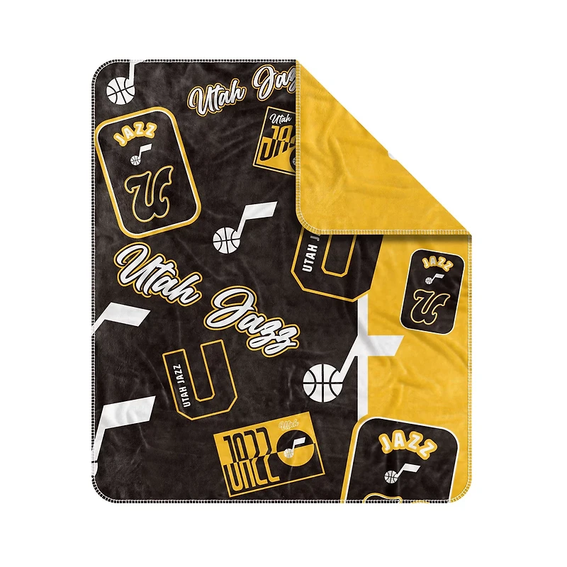 Utah Jazz 50" x 60" Dream Weave Throw Blanket