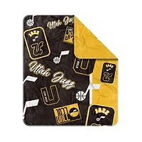 Utah Jazz 50" x 60" Dream Weave Throw Blanket