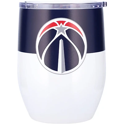 Washington Wizards 16oz Colorblock Stainless Steel Curved Tumbler
