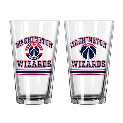 Washington Wizards 16oz Pint Glass Two Pack