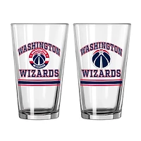 Washington Wizards 16oz Pint Glass Two Pack