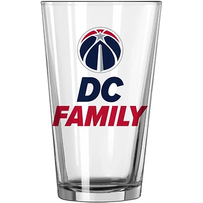Washington Wizards 16oz Team Slogan Pint Glass