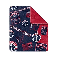Washington Wizards 50" x 60" Dream Weave Throw Blanket