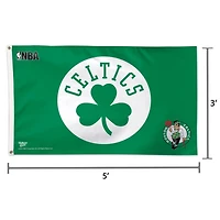 WinCraft Boston Celtics Single-Sided 3' x 5' Deluxe Team Logo Flag