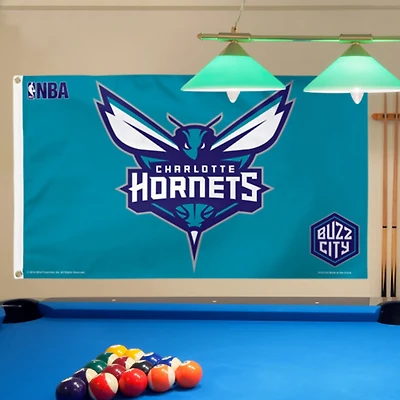 WinCraft Charlotte Hornets 3' x 5' Deluxe Flag